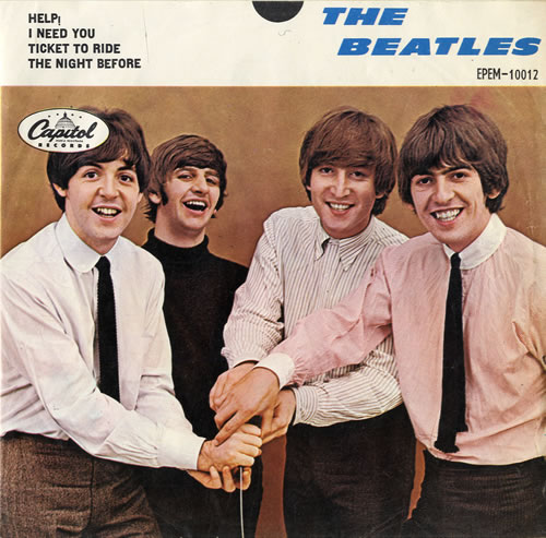 The Beatles Auxilio - Help! EP - VG 7" vinyl single (7 inch record / 45) Mexican BTL07AU551787