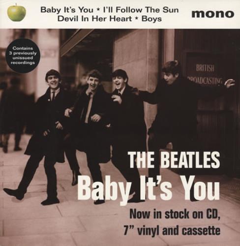 The Beatles Baby It's You - Display Card display UK BTLDIBA56674