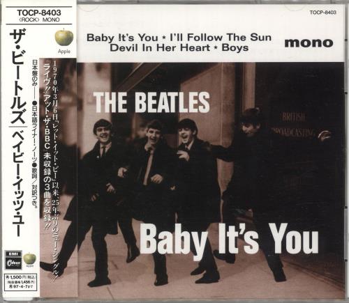 The Beatles Baby It's You CD single (CD5 / 5") Japanese BTLC5BA41868