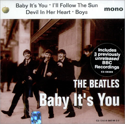 The Beatles Baby It's You CD single (CD5 / 5") US BTLC5BA44383