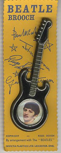 The Beatles Beatle Brooch - Ringo badge UK BTLBGBE393966