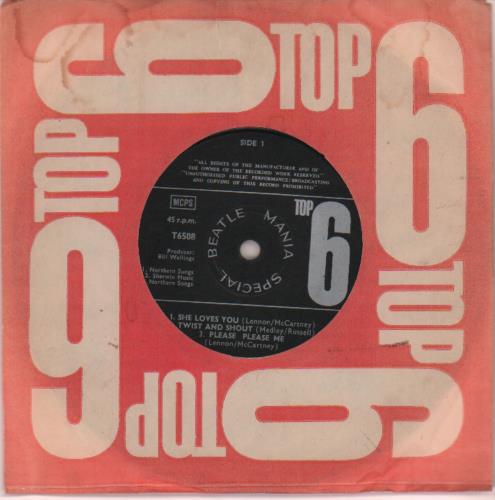 The Beatles Beatle Mania Special EP 7" vinyl single (7 inch record / 45) UK BTL07BE644515
