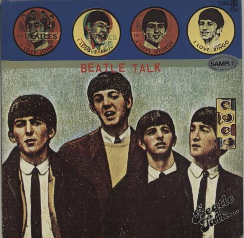The Beatles Beatle Talk - White Label vinyl LP album (LP record) Japanese BTLLPBE684985