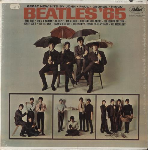 The Beatles Beatles '65 - 1st - shrink - EX vinyl LP album (LP record) US BTLLPBE732995