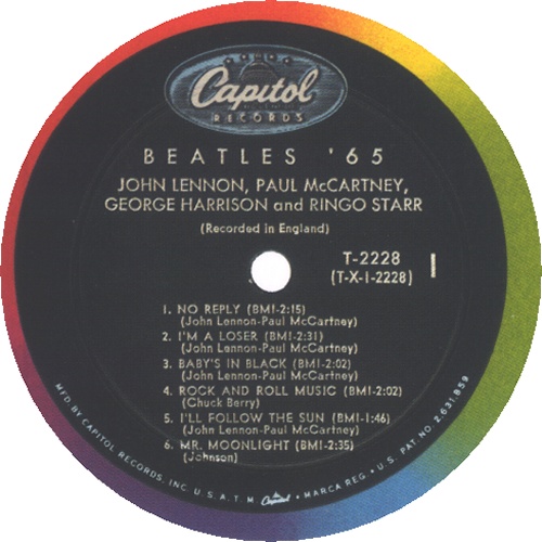 The Beatles Beatles '65 - 1st - shrink vinyl LP album (LP record) US BTLLPBE211823