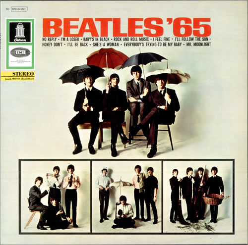 The Beatles Beatles '65 - Green Odeon vinyl LP album (LP record) German BTLLPBE501097