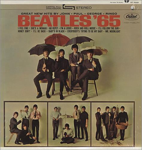 The Beatles Beatles '65 - Lime Green Label vinyl LP album (LP record) US BTLLPBE404096