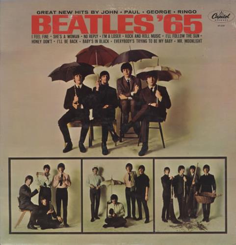 The Beatles Beatles '65 - Purple Label - EX vinyl LP album (LP record) US BTLLPBE295887