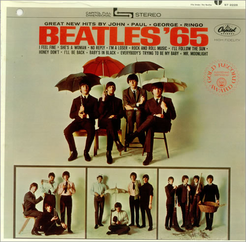 The Beatles Beatles '65 - Sealed Green Label - Promo Hole vinyl LP album (LP record) US BTLLPBE454375