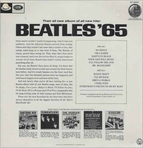 The Beatles Beatles '65 - Sealed vinyl LP album (LP record) US BTLLPBE380808