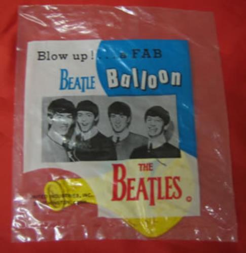 The Beatles Beatles Balloon - Yellow memorabilia US BTLMMBE356774