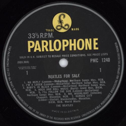 The Beatles Beatles For Sale - 1st 3N vinyl LP album (LP record) UK BTLLPBE768233