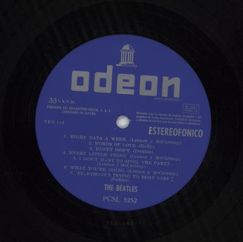 The Beatles Beatles For Sale - 1st vinyl LP album (LP record) Spanish BTLLPBE777991