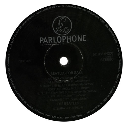The Beatles Beatles For Sale - EX vinyl LP album (LP record) Dutch BTLLPBE593096