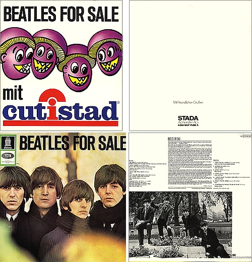 The Beatles Beatles For Sale - Mit Cutistad vinyl LP album (LP record) German BTLLPBE357262