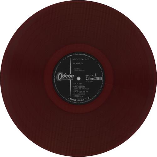 The Beatles Beatles For Sale - Red Vinyl vinyl LP album (LP record) Japanese BTLLPBE670710