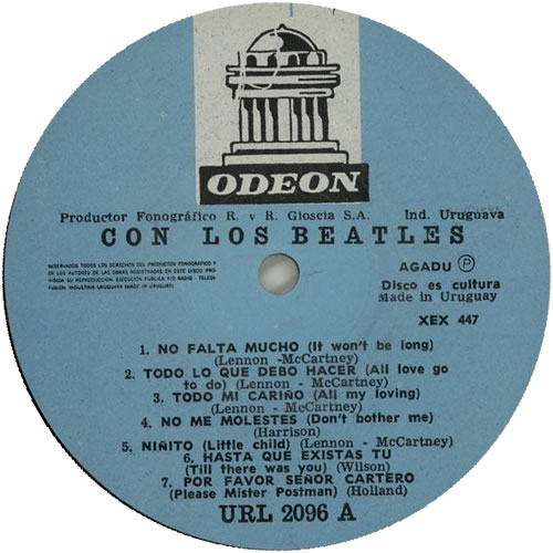 The Beatles Beatles For Sale vinyl LP album (LP record) Uruguay BTLLPBE280030