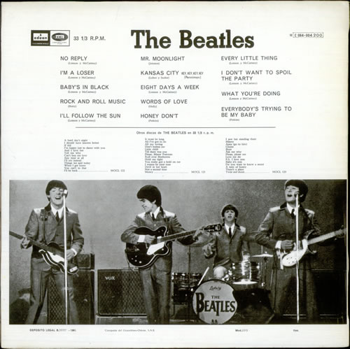 The Beatles Beatles For Sale vinyl LP album (LP record) Spanish BTLLPBE519680