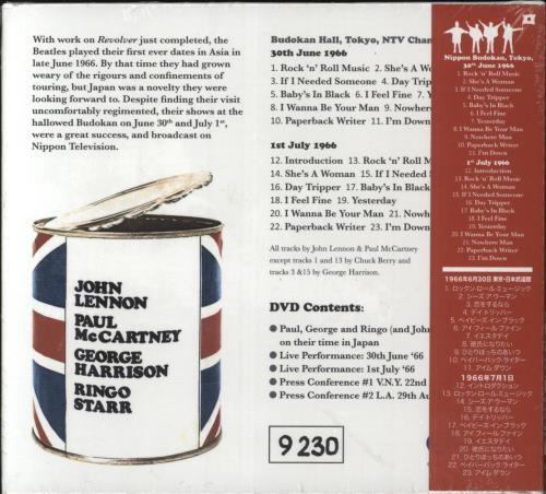 The Beatles Beatles In Tokyo 2-disc CD/DVD set Japanese BTL2DBE854668