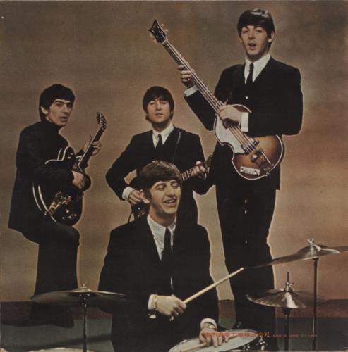 The Beatles Beatles No.5 - 1st - Red Vinyl + Pinup vinyl LP album (LP record) Japanese BTLLPBE203013