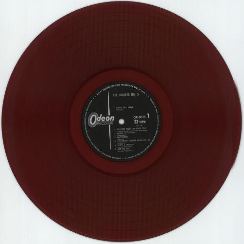 The Beatles Beatles No.5 - Red Vinyl + Green Point Obi vinyl LP album (LP record) Japanese BTLLPBE879457