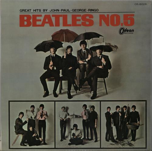 The Beatles Beatles No.5 - Red Vinyl vinyl LP album (LP record) Japanese BTLLPBE218189