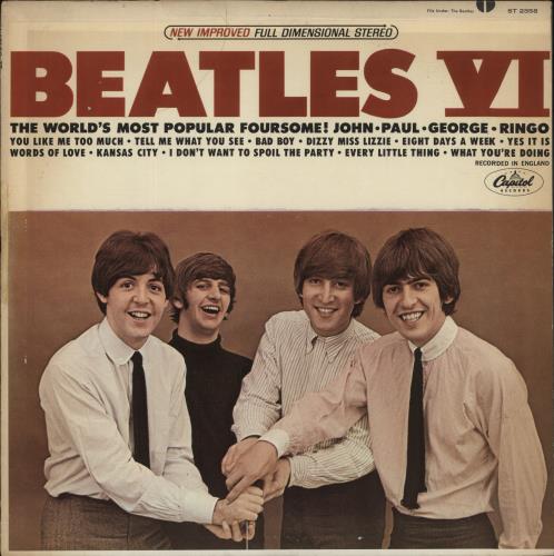 The Beatles Beatles VI - Mfd By Apple - RIAA - EX vinyl LP album (LP record) US BTLLPBE879734
