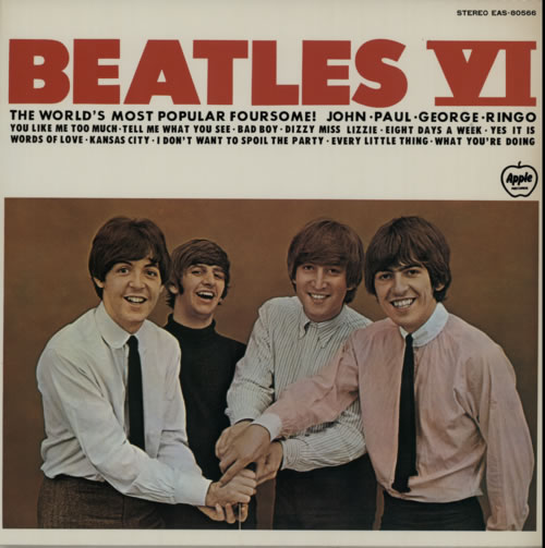 The Beatles Beatles VI vinyl LP album (LP record) Japanese BTLLPBE585156