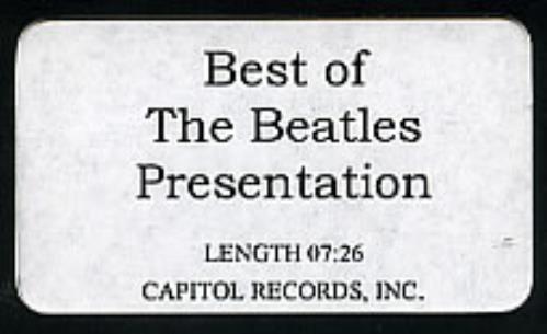 The Beatles Best Of The Beatles Presentation video (VHS or PAL or NTSC) US BTLVIBE313423