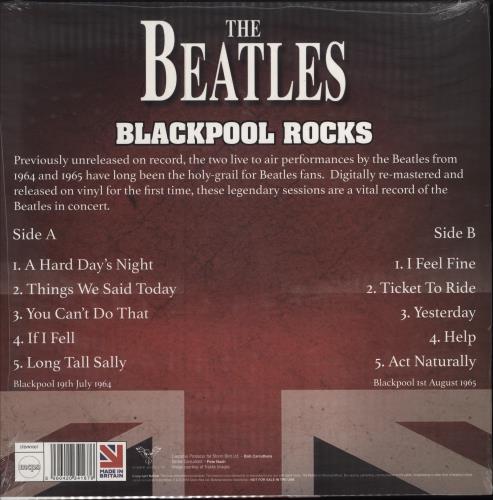 The Beatles Blackpool Rocks - White Vinyl vinyl LP album (LP record) UK BTLLPBL782842