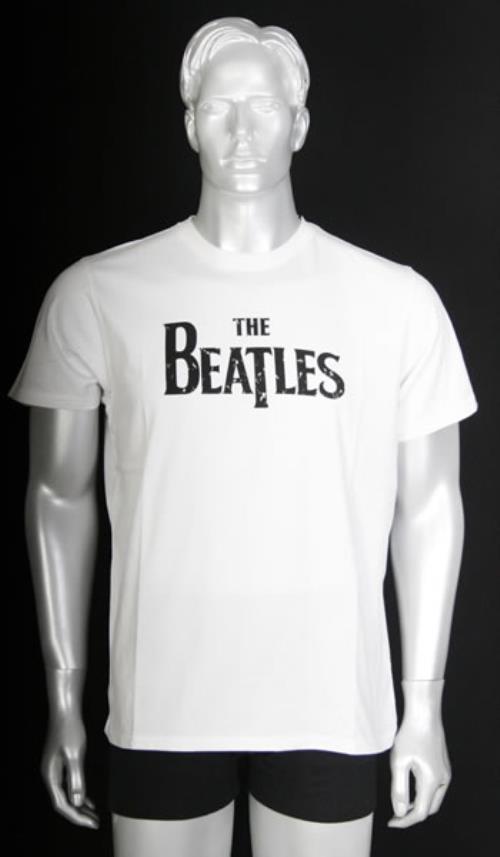 The Beatles Classic Logo: White [Medium] t-shirt UK BTLTSCL460034