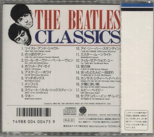 The Beatles Classics - Sealed CD album (CDLP) Japanese BTLCDCL868058