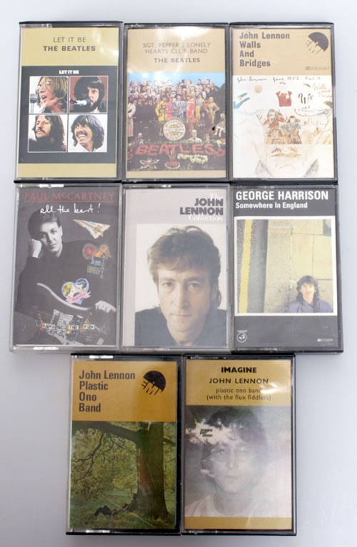 The Beatles Collection of 8 Albums cassette album UK BTLCLCO550254