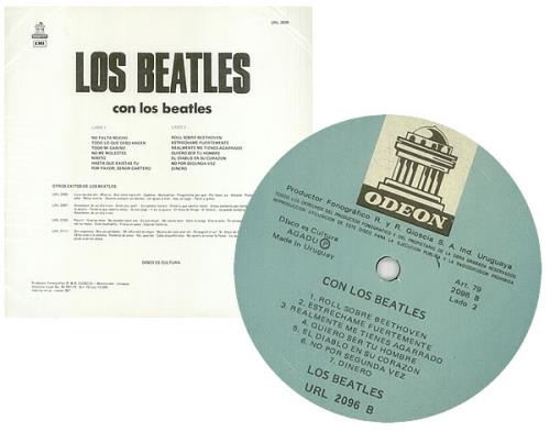 The Beatles Con Los Beatles vinyl LP album (LP record) Uruguay BTLLPCO436683