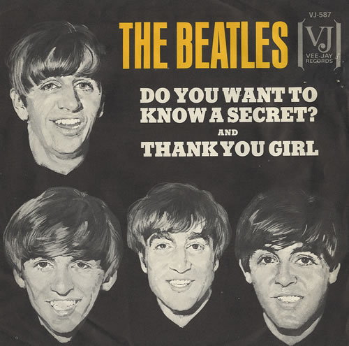 The Beatles Do You Want To Know A Secret? 7" vinyl single (7 inch record / 45) US BTL07DO436536