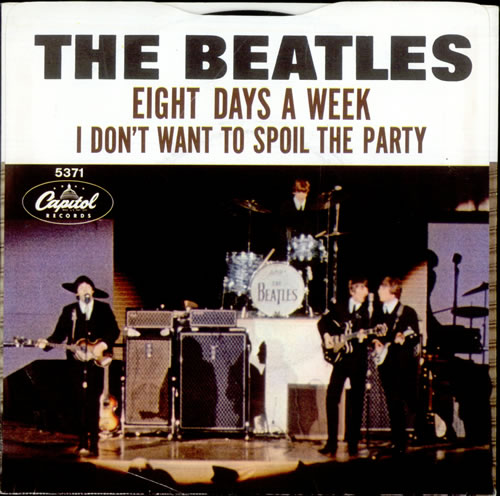 The Beatles Eight Days A Week - 1st Apple 7" vinyl single (7 inch record / 45) US BTL07EI387356