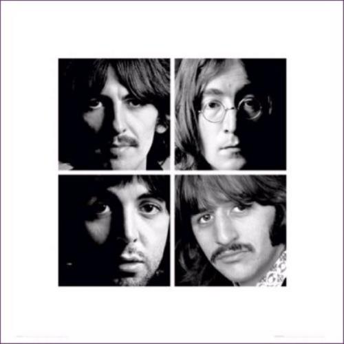 The Beatles Four Faces Poster poster UK BTLPOFO379709