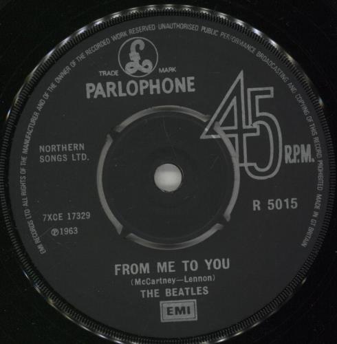 The Beatles From Me To You - 1976 7" vinyl single (7 inch record / 45) UK BTL07FR553384
