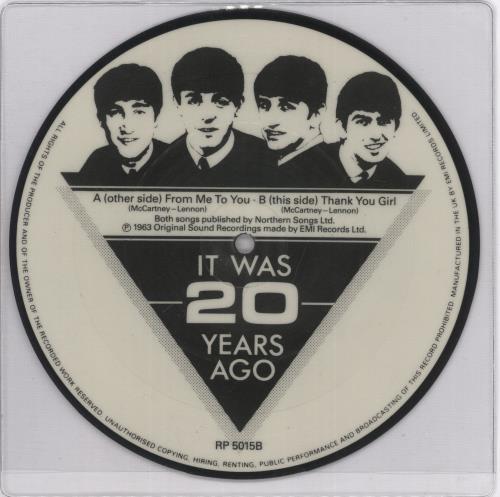 The Beatles From Me To You 7" vinyl picture disc (7 inch picture disc single) UK BTL7PFR45489