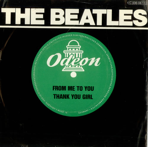 The Beatles From Me To You 7" vinyl single (7 inch record / 45) German BTL07FR501229