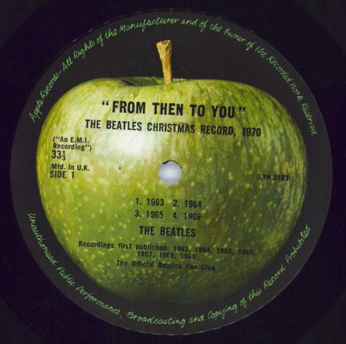 The Beatles From Then To You - EX vinyl LP album (LP record) UK BTLLPFR320001