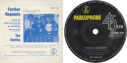 The Beatles Further Requests - Original Issue 7" vinyl single (7 inch record / 45) Australian BTL07FU458606