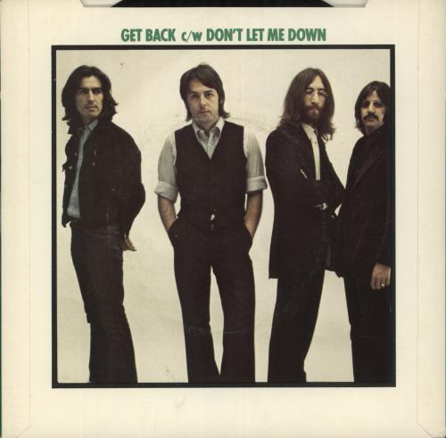 The Beatles Get Back - 1976 7" vinyl single (7 inch record / 45) UK BTL07GE553390