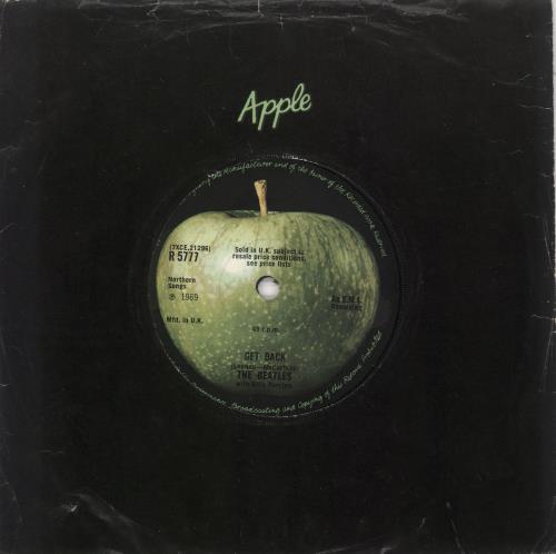 The Beatles Get Back - 1st [a] - Solid - EX 7" vinyl single (7 inch record / 45) UK BTL07GE577404