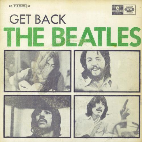 The Beatles Get Back EP 7" vinyl single (7 inch record / 45) Portuguese BTL07GE830818