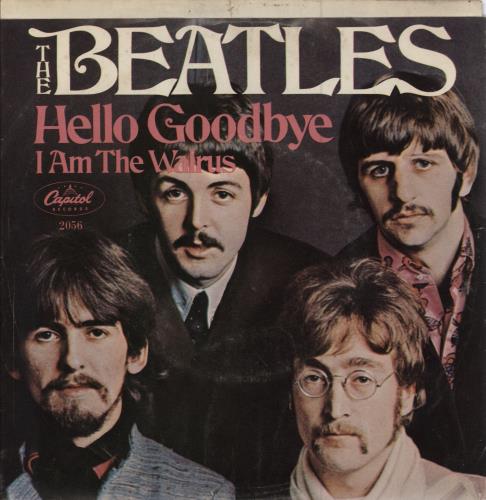 The Beatles Hello Goodbye - 1st 7" vinyl single (7 inch record / 45) US BTL07HE782055