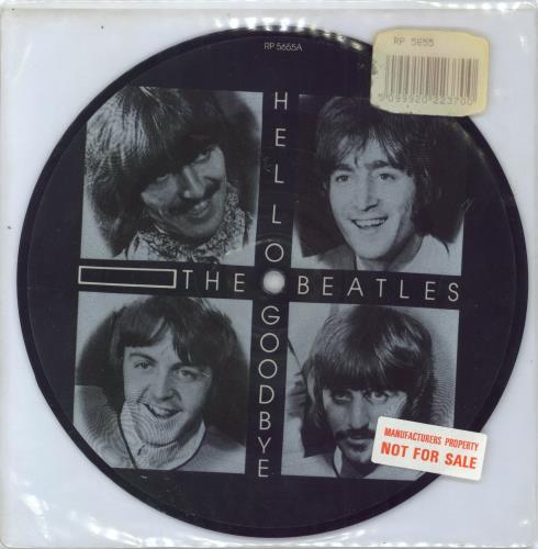 The Beatles Hello Goodbye - Factory Sample 7" vinyl picture disc (7 inch picture disc single) UK BTL7PHE792789