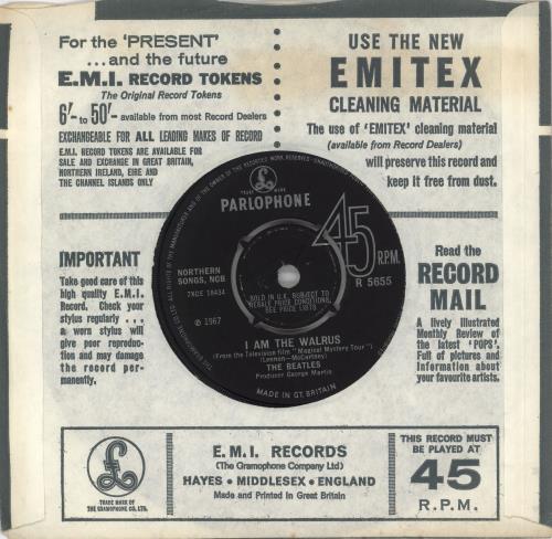 The Beatles Hello, Goodbye - 1st - 4pr - EX 7" vinyl single (7 inch record / 45) UK BTL07HE553763