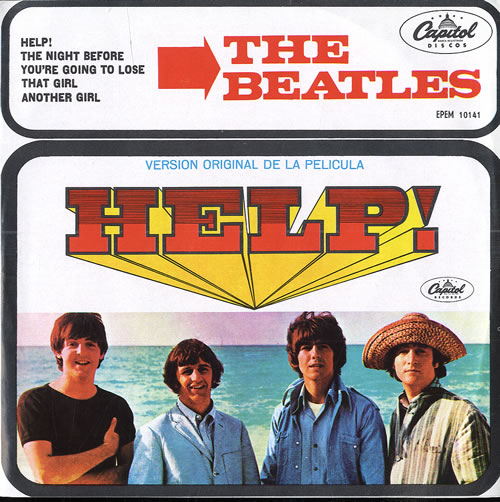 The Beatles Help! - 1980's issue 7" vinyl single (7 inch record / 45) Mexican BTL07HE552744