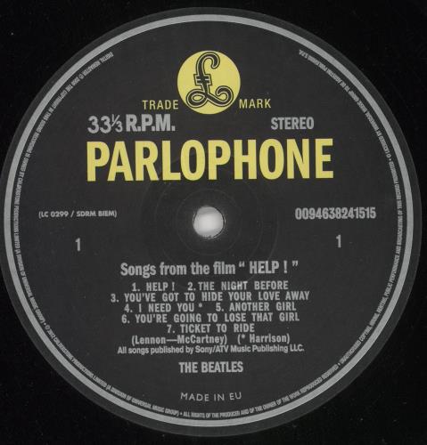 The Beatles Help! - 2017 - DeAgostini vinyl LP album (LP record) UK BTLLPHE724120